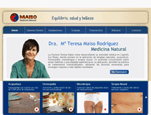 Tablet Screenshot of maisomedicinanatural.com